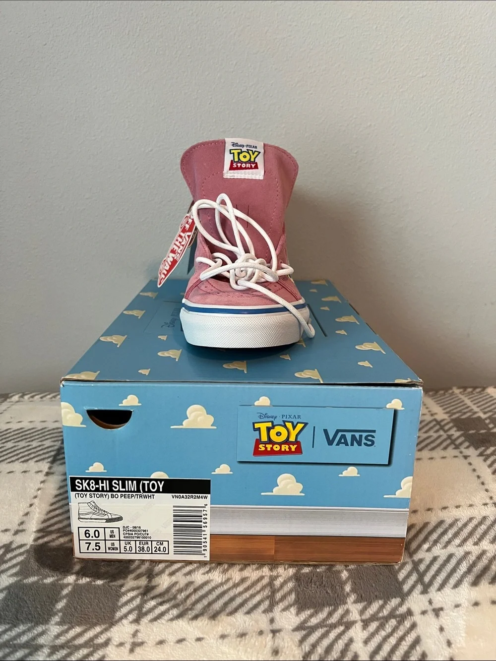 *RARE, NWT IN BOX* Vans High-Top Bo Peep Sneakers - Picture 2 of 5